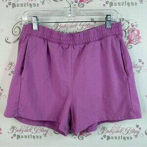 All in Motion shorts purple pink berry Lavender Athletic Shorts stretchy waist